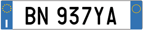 Truck License Plate